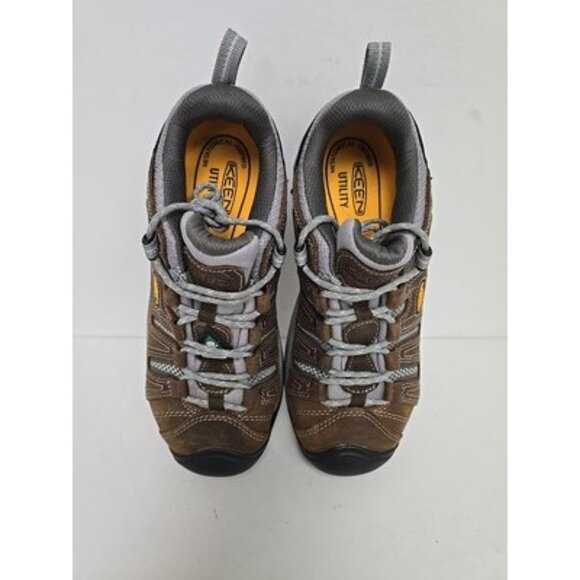 KEEN Women's Flint II Steel Toe Casual Work Shoes Cascade/Brown Size 7M - Picture 10 of 12
